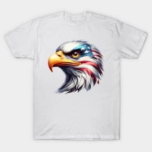 USA Bald Eagle Illustration T-Shirt